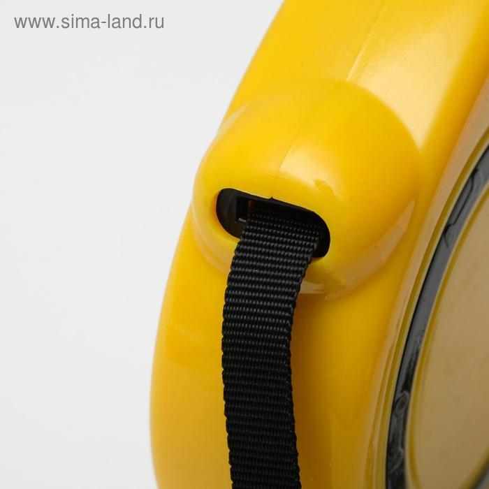 Рулетка эргономичная, 3 м, до 11,5 кг, жёлтая Рулетка эргономичная, 3 м, до 11,5 кг, жёлтая