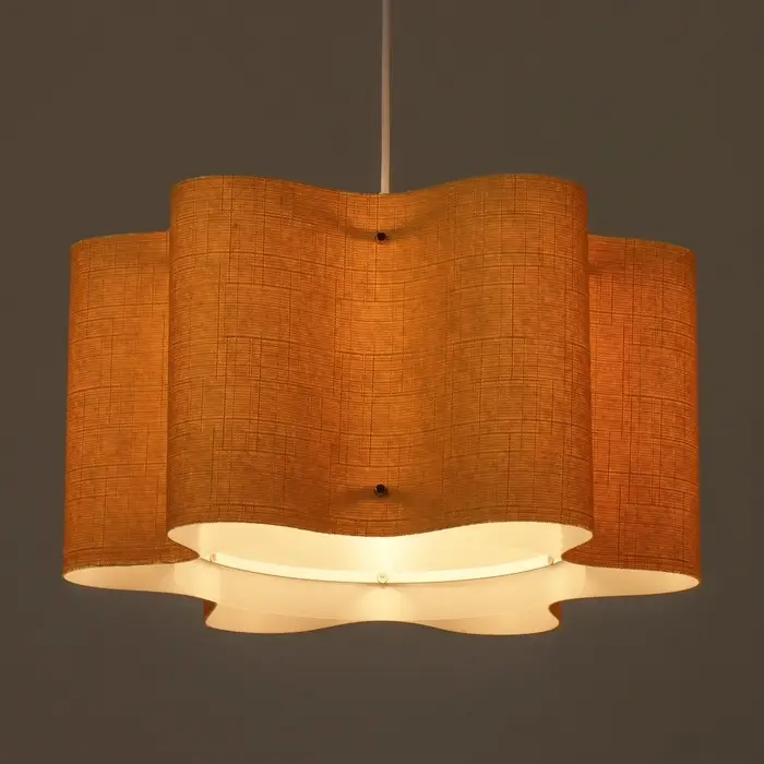 Светильник подвесной BayerLux &laquo;Лаура&raquo;, Е27 15 Вт, жёлтый, 42&times;42&times;22.5-122 см