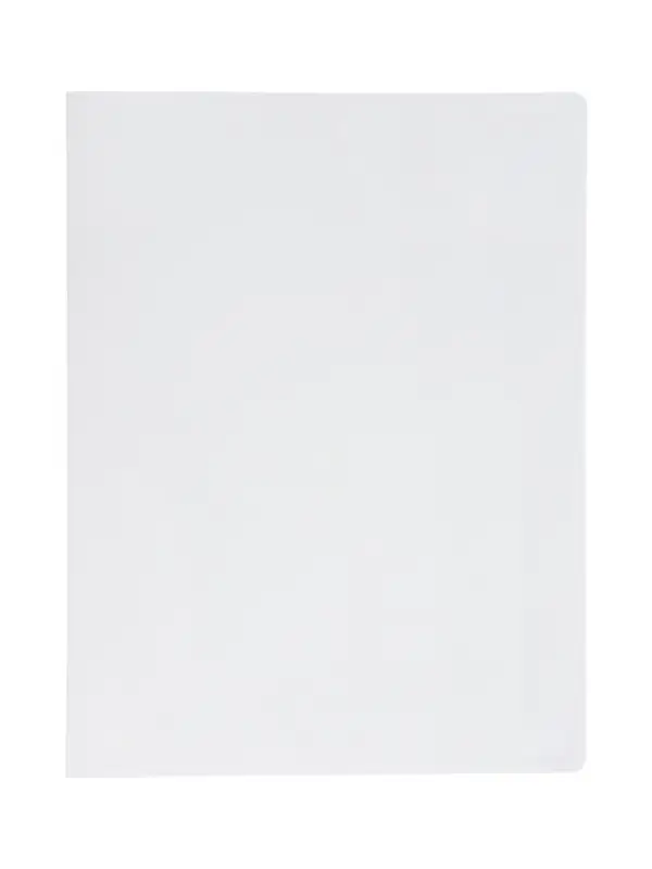 Папка с 20 вкладышами А4, 500 мкм, Calligrata, текстура &laquo;песок&raquo;, белая