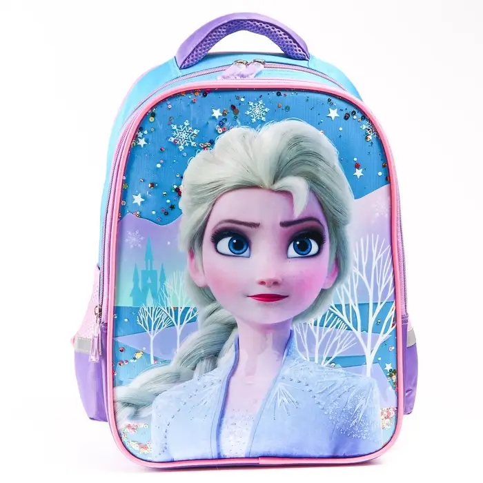Рюкзак школьный для девочки, 39 см &times; 30 см &times; 14 см &laquo;Эльза&raquo;, Холодное сердце