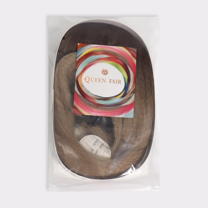 Парик искусственный, с чёлкой, имитация кожи, 60 см, цвет русый/блонд Парик искусственный, с чёлкой, имитация кожи, 60 см, цвет русый/блонд