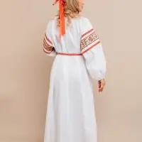 Карнавальный костюм "Купава" платье-рубашка взрослая (платье-рубашка, повязка на голову) размер 164/