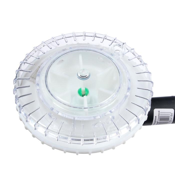 Сеялка для семян, d = 12 см, пластик, с черенком Сеялка для семян, d = 12 см, пластик, с черенком