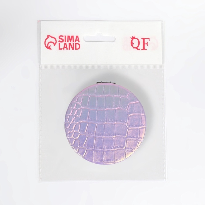 Зеркало складное «Крокодил», d = 7,5 см, цвет нежно - розовый Зеркало складное «Крокодил», d = 7,5 см, цвет нежно - розовый