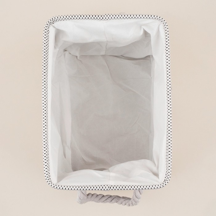 Короб для хранения вещей SL Home, 31×22×22,5 см, цвет белый Короб для хранения вещей SL Home, 31×22×22,5 см, цвет белый