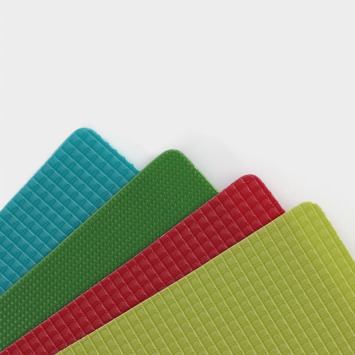 Доска разделочная противоскользящая гибкая Доляна, 26&times;19 см, цвет МИКС