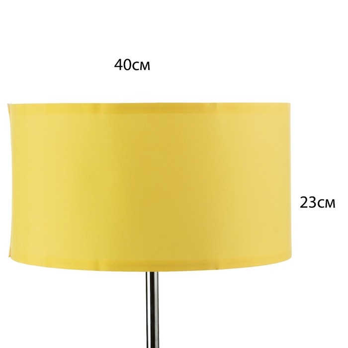 Абажур для торшера "Классика" Е27 желтый 40х40х22см