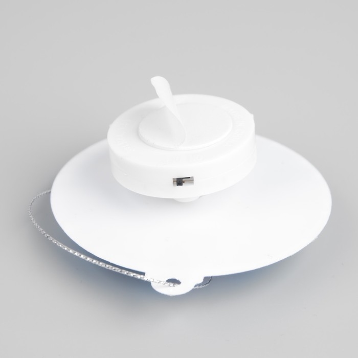 Световая подвеска «Снеговик» 8 см, батарейки LR44х3 (в комплекте), свечение мульти Световая подвеска «Снеговик» 8 см, батарейки LR44х3 (в комплекте), свечение мульти