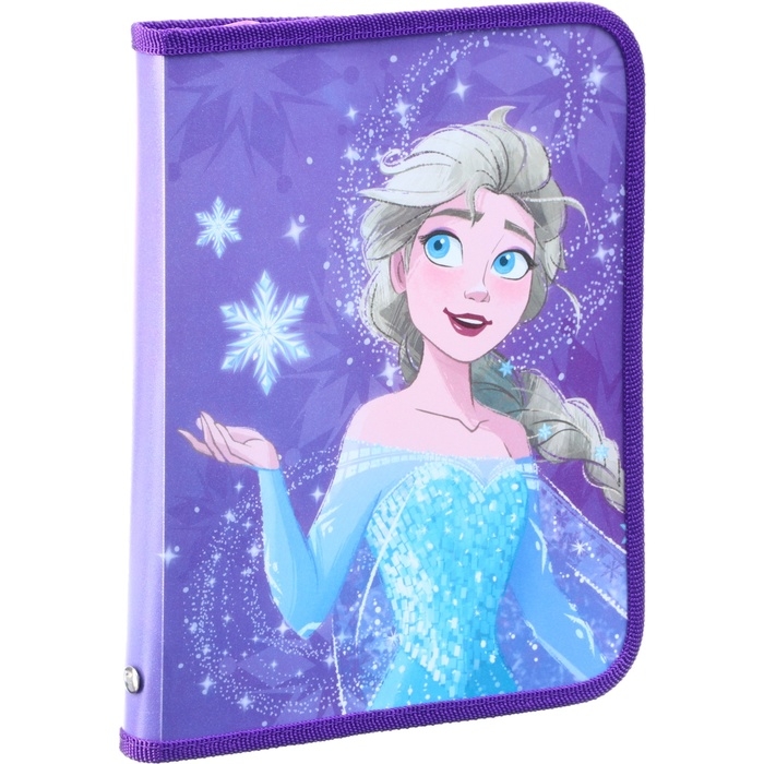 Папка пластиковая для тетрадей А5, на молнии, Холодное сердце Папка пластиковая для тетрадей А5, на молнии, Холодное сердце