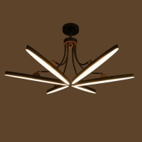 Люстра с ПДУ 1692/6 LED 168Вт 3000-6000К диммер серый 118х118х45 см BayerLux