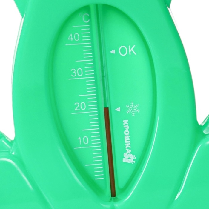 Термометр для ванной «Лягушка», цвет зеленый Термометр для ванной «Лягушка», цвет зеленый