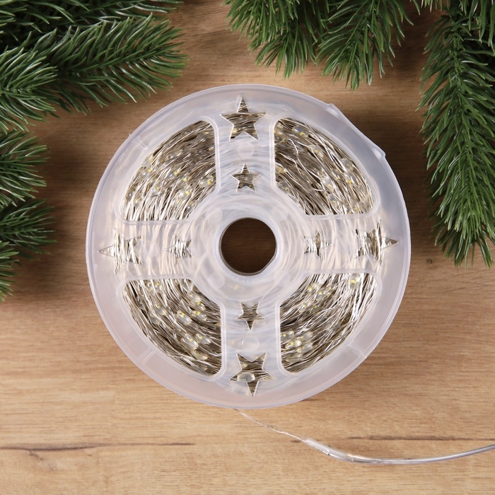 НИТЬ ROSA, IP44, 200 м, Н.С. LED(1608)-2000-36V, фиксинг, Т/БЕЛЫЙ