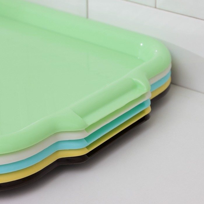 Поднос «Классика», 48×2×32 см, цвет МИКС Поднос «Классика», 48×2×32 см, цвет МИКС