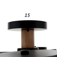 Люстра 1316/7BK LED 168Вт 3000-6000К черный 74х74х17 см BayerLux