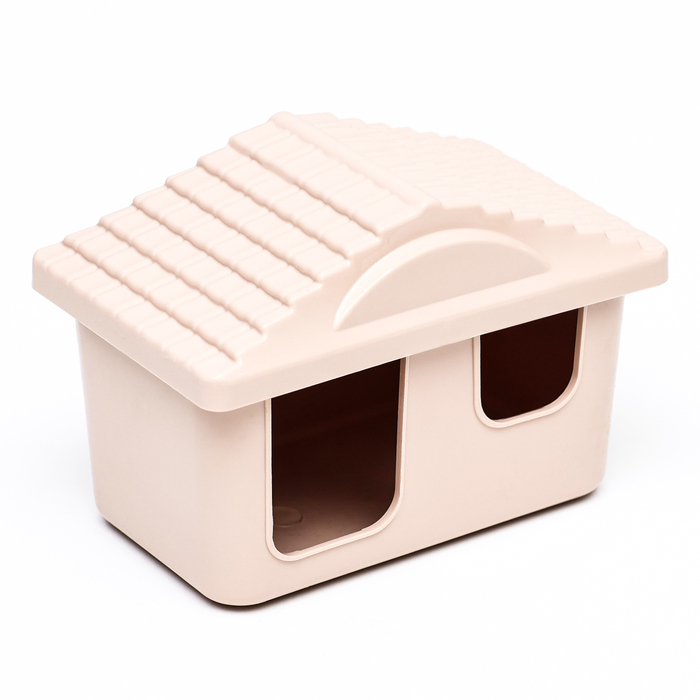 Клетка-мини для грызунов "Пижон" №1, укомплектованная, 27 х 15 х 13 см, бежевая