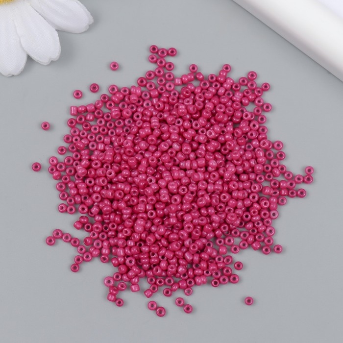 Бисер стекло 12/0  Бисер стекло 12/0 "Розовый" металлик 450 гр