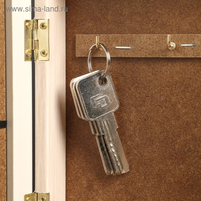 Ключница Ключница "Прекрасный букет" дуб молочный 15х21