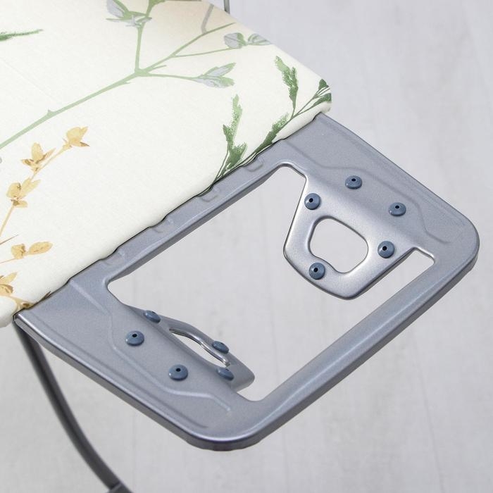 Доска гладильная Nika «Белль Классик 2», 122×34 см, два положения высоты 70, 80 см, европодставка, микс