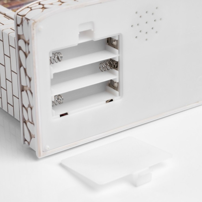 Фигура светодиодная «Чудесный камин», 26х10х18 см, музыка, батарейки ААх3 (не вкомплекте), USB, свечение тёплое белое Фигура светодиодная «Чудесный камин», 26х10х18 см, музыка, батарейки ААх3 (не вкомплекте), USB, свечение тёплое белое