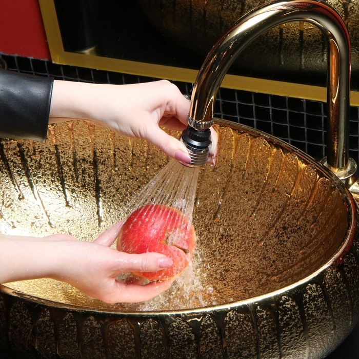 Аэратор ZEIN, регулировка потока, поворотный, универсальный, 2 режима, пластик Аэратор ZEIN, регулировка потока, поворотный, универсальный, 2 режима, пластик