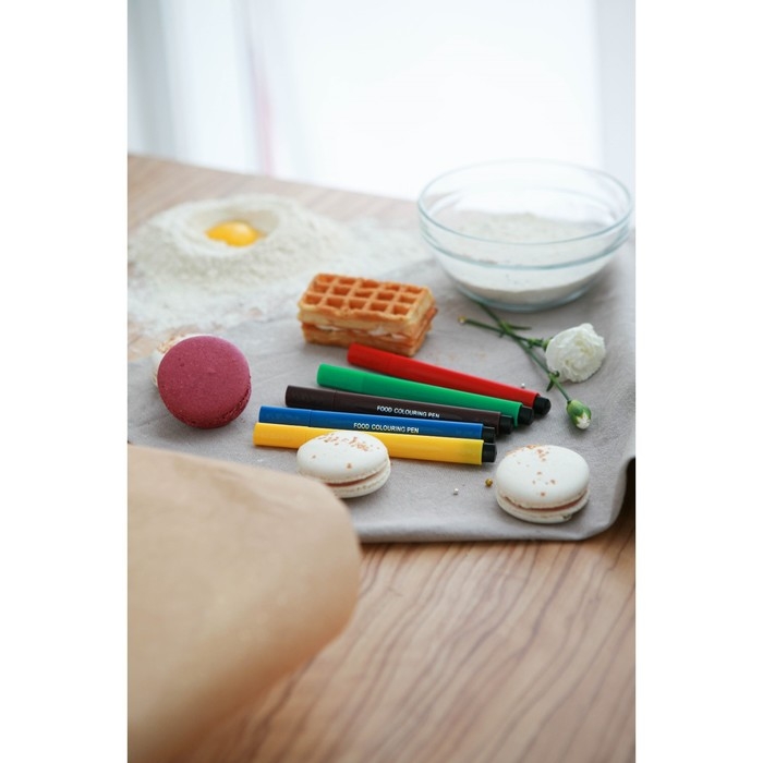 Набор маркеров для украшения десертов, 21×12×1,5 см, 5 шт, разноцветные Набор маркеров для украшения десертов, 21×12×1,5 см, 5 шт, разноцветные