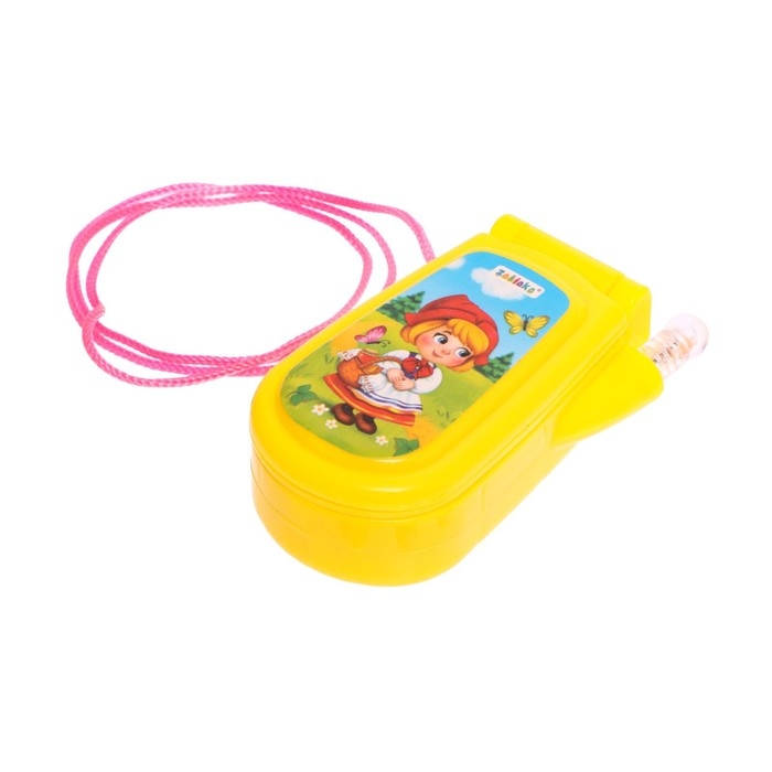 Музыкальный телефончик «Сказка», русская озвучка, световые эффекты, работает от батареек, МИКС Музыкальный телефончик «Сказка», русская озвучка, световые эффекты, работает от батареек, МИКС