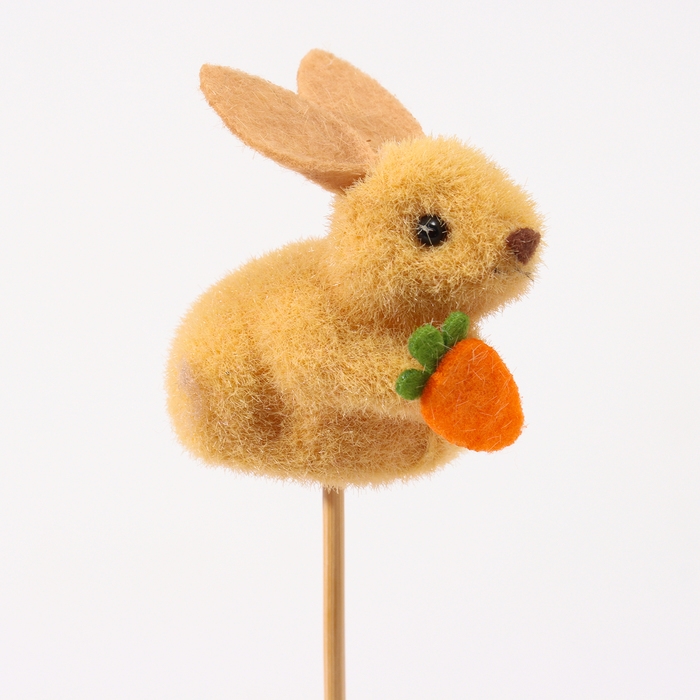 Пасхальный декор на палочке «Зайчик», 4,5 × 6 × 31 см Пасхальный декор на палочке «Зайчик», 4,5 × 6 × 31 см
