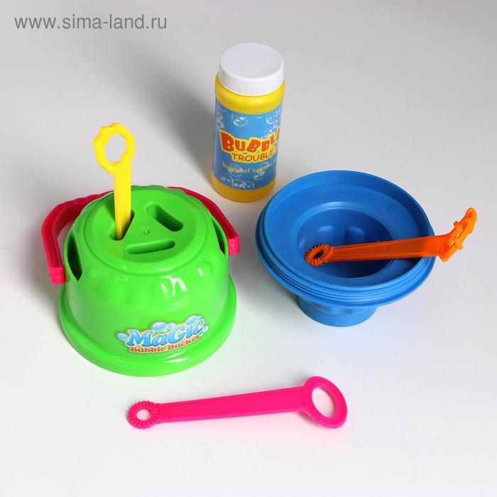 Мыльные пузыри «Ведёрко и 3 ключика» 16,5х15х12 см Мыльные пузыри «Ведёрко и 3 ключика» 16,5х15х12 см