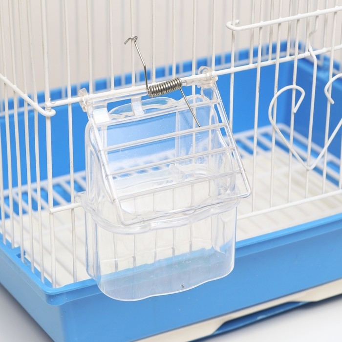 Клетка для птиц укомплектованная Bd-1/2q, 30 х 23 х 39 см, синяя Клетка для птиц укомплектованная Bd-1/2q, 30 х 23 х 39 см, синяя