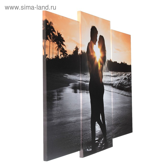 Модульная картина  Модульная картина "Романтика"  (2-25х52; 1-30х60) 60х80 см