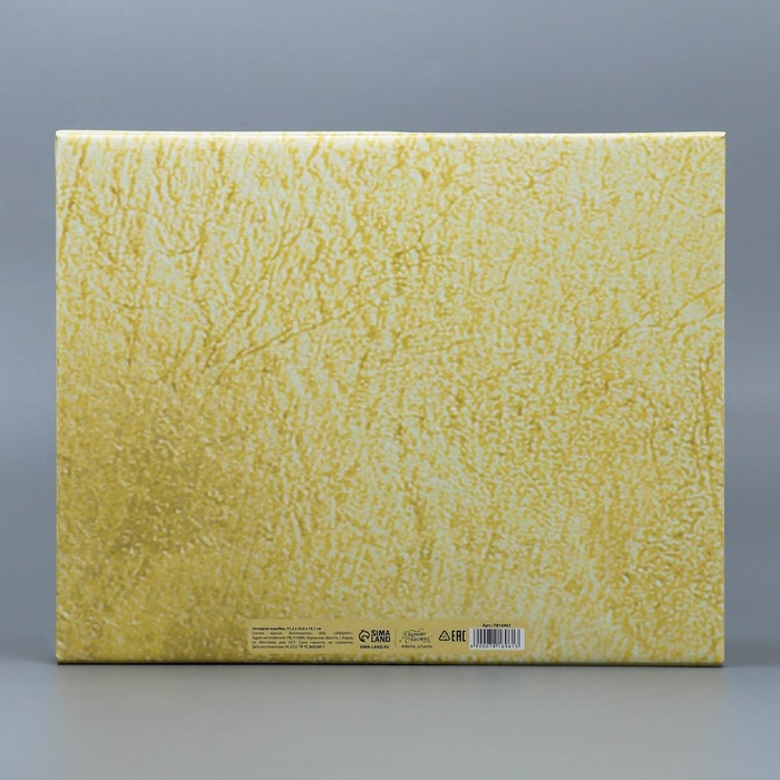 Коробка подарочная новогодняя складная «Фотографичная», 31,2 х 25,6 х 16,1 см, Новый год Коробка подарочная новогодняя складная «Фотографичная», 31,2 х 25,6 х 16,1 см, Новый год