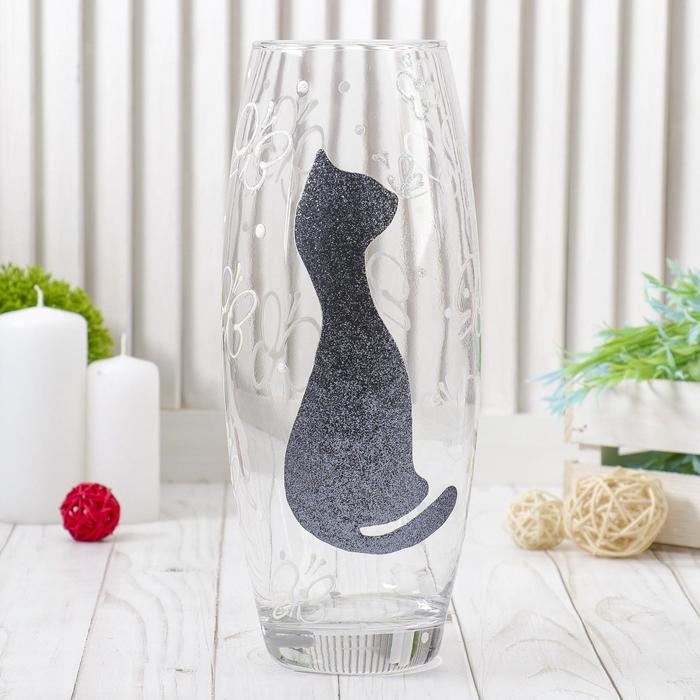 Ваза  Ваза "Чёрная кошка" 8х11х26см