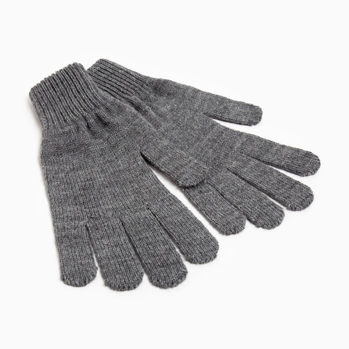 Перчатки женские, цвет графитовый, размер 18 Перчатки женские, цвет графитовый, размер 18