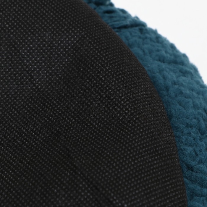 Лежанка для собак и кошек  Лежанка для собак и кошек "Уют", мягкий мех, 45 х 35 х 11 см, зелёная