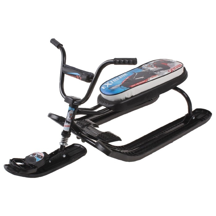 Снегокат «Ника-джамп «Гонки», цвет чёрный Снегокат «Ника-джамп «Гонки», цвет чёрный