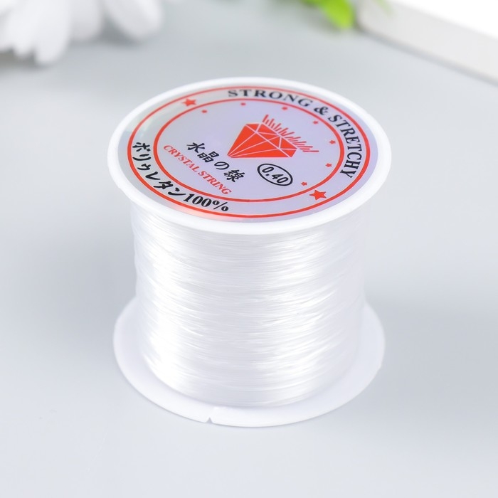 Леска для бисера  Леска для бисера "Astra" 0,4мм,  30 м, прозрачный