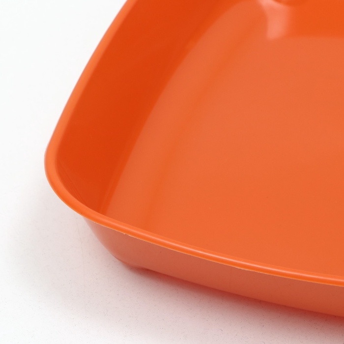 Туалет округлый без сетки 33,5 х 25 х 6 см, коричневый Туалет округлый без сетки 33,5 х 25 х 6 см, коричневый