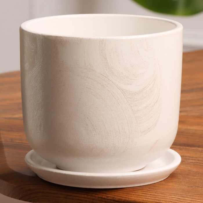 Горшок цветочный Орион белый 0.8 л Горшок цветочный Орион белый 0.8 л