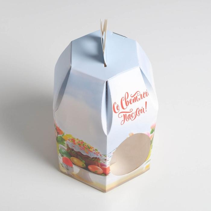 Коробка кондитерская складная, упаковка «Со Светлой Пасхой», 16,5 х 14,5 х 21 см Коробка кондитерская складная, упаковка «Со Светлой Пасхой», 16,5 х 14,5 х 21 см