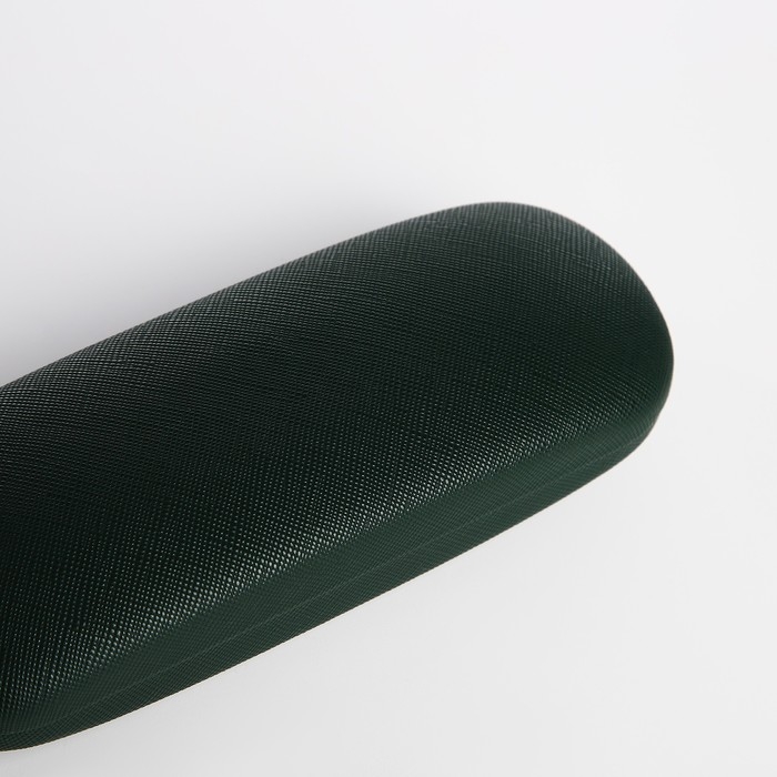 Футляр для очков на хлопушке, длина 16 см, цвет зелёный Футляр для очков на хлопушке, длина 16 см, цвет зелёный