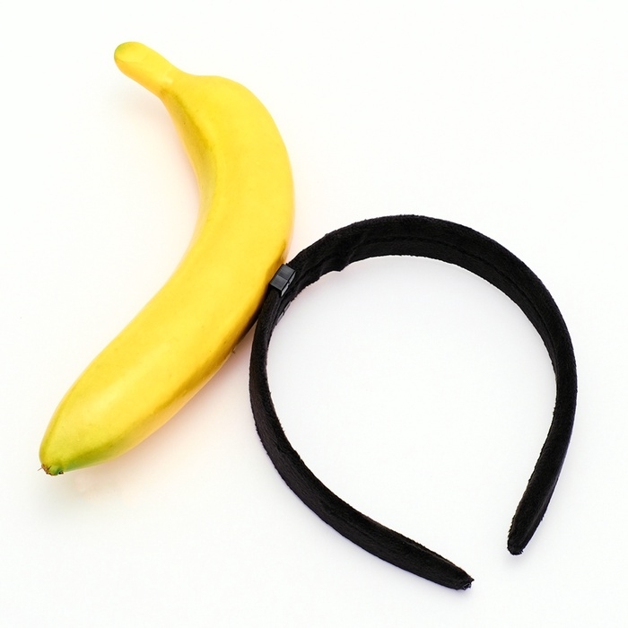 Карнавальный набор «Жёлтый банан»: накидка, ободок Карнавальный набор «Жёлтый банан»: накидка, ободок
