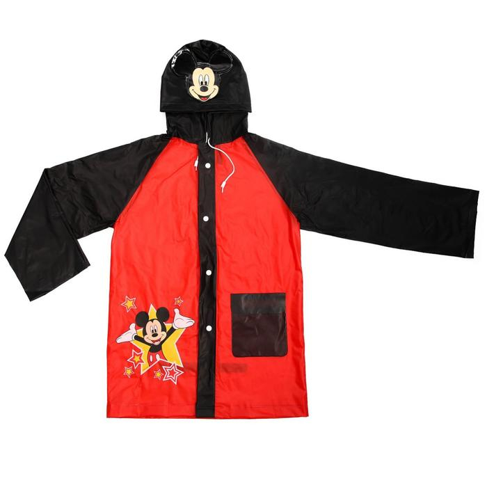 Дождевик детский, размер S, 92-98 см, Микки Маус Дождевик детский, размер S, 92-98 см, Микки Маус