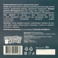 Новый год. Печенье песочное с новогодними предсказаниями "Снегурочка", 35 г, 5 шт