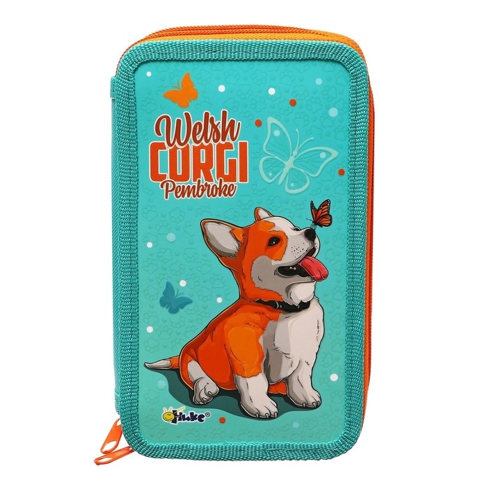 Пенал 2 секции 110*190 лам.кар ПКК 11-19 3D лак дев Пенал 2 секции 110*190 лам.кар ПКК 11-19 3D лак дев "Корги с бабочкой" 71027