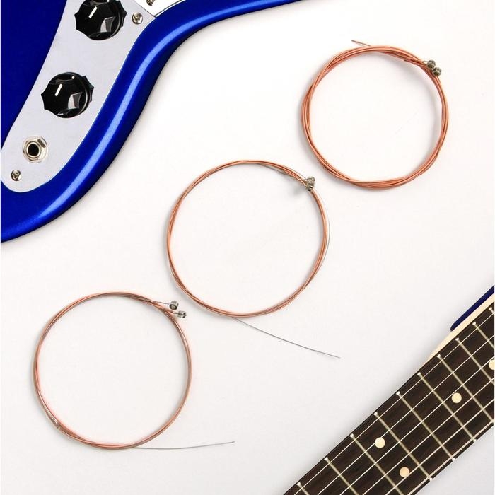 Струны для акустической гитары Струны для акустической гитары "Дым", 6 шт