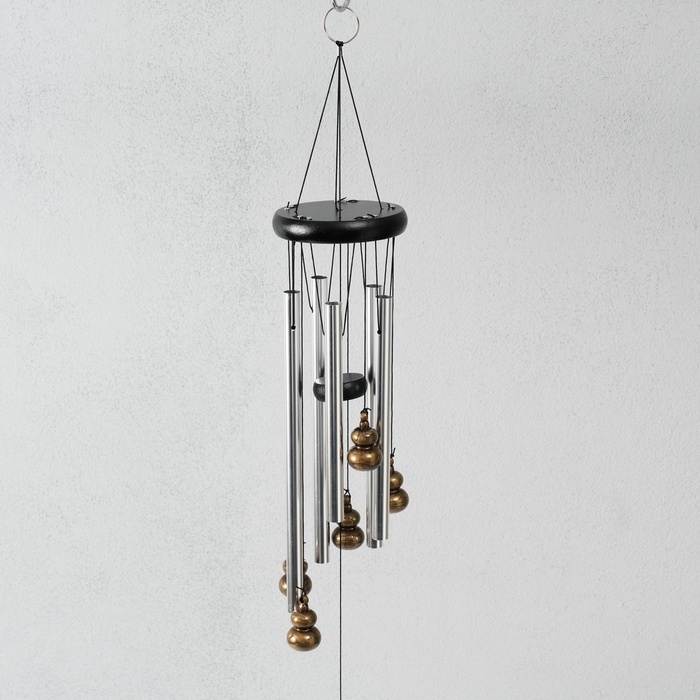 Музыка ветра металл, дерево Музыка ветра металл, дерево "Горлянка" 5 трубок 60 см