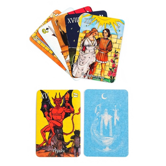 Карты таро  Карты таро "Классические", карты гадальные, с инструкцией, 78 карт, 6 х 9 см