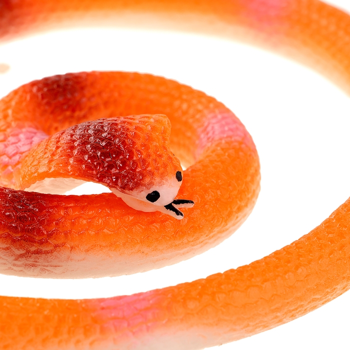 Новый год! Игрушка-антистресс Новый год! Игрушка-антистресс "Змейка" 70см, микс, в шоубоксе