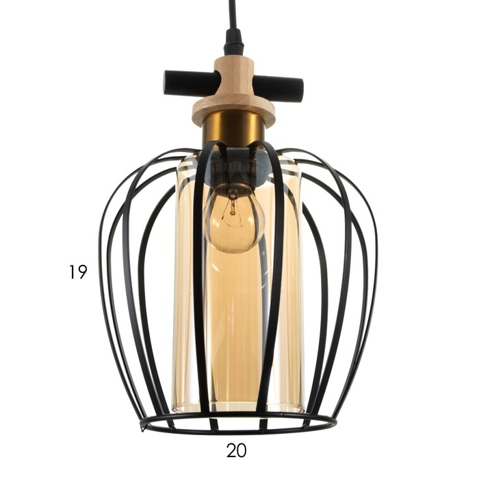 Светильник BayerLux 2118/1BK E27 40Вт черный 15х15х100 см Светильник BayerLux 2118/1BK E27 40Вт черный 15х15х100 см