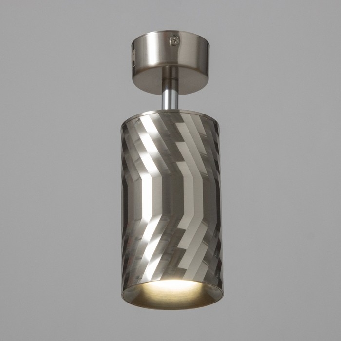 Спот Спот "Алисер" GU10 серебро 7,5х7,5х20 см